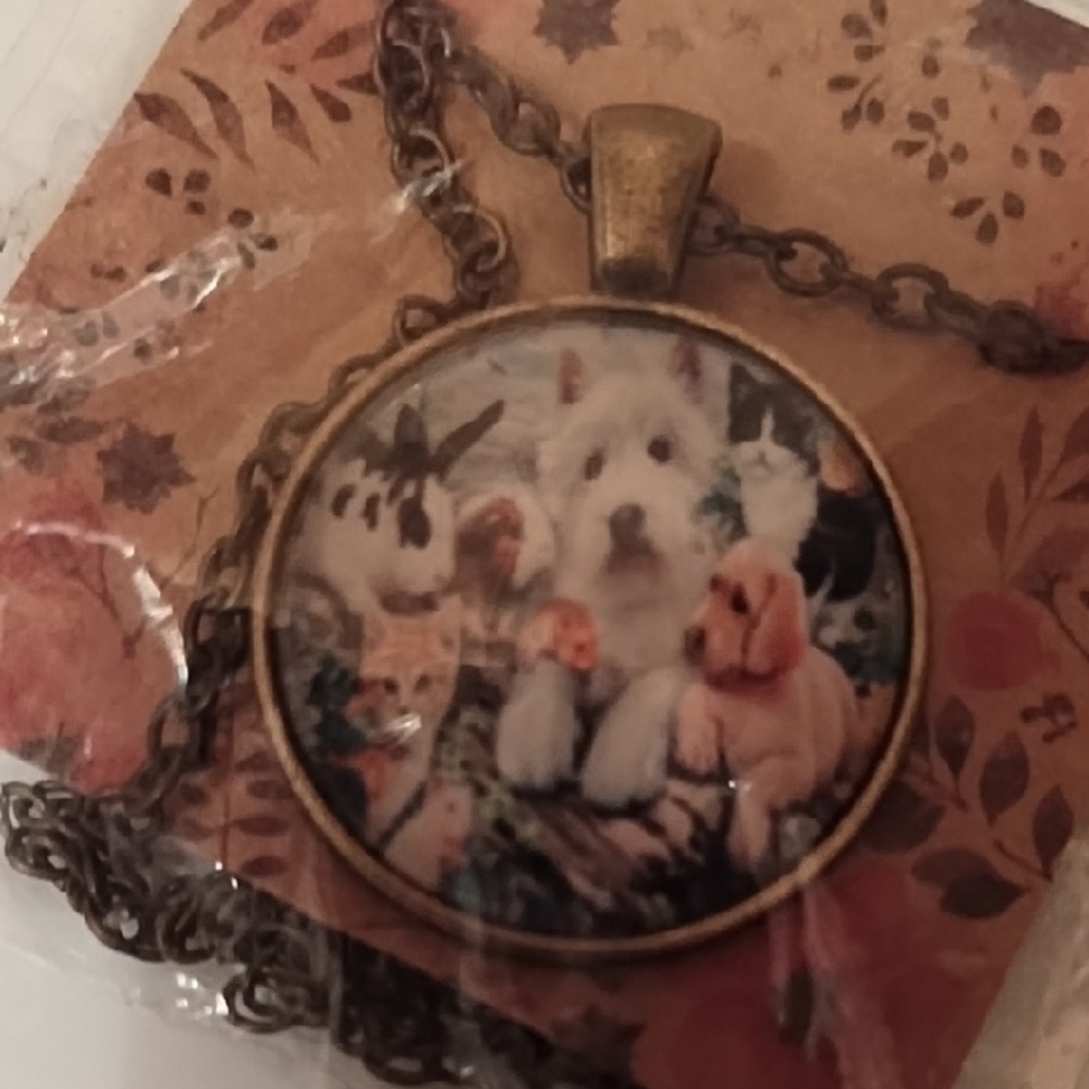 Handmade Vintage Animal Pendant Necklace